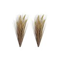 Adlmired By Nature Admired by Nature ABN3B001-GLD-2 28 in. Realistic Faux Wheat Grass for Fall Decor; Gold - Set of 2 ABN3B001-GLD-2